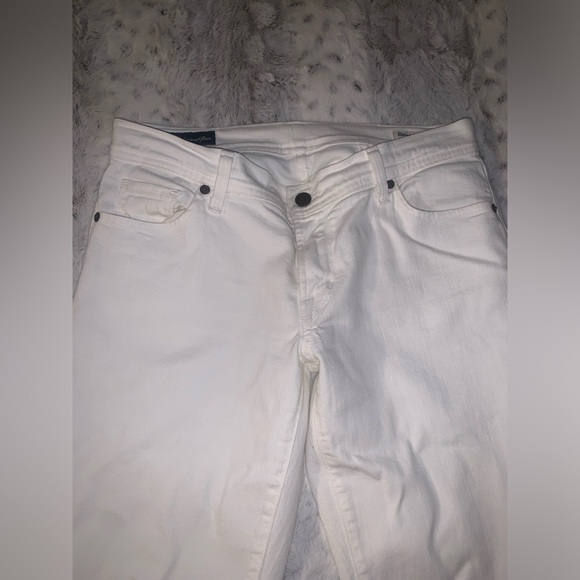 Citizens of Humanity White Ingrid Stretch Low Waist Flare Jeans - Picture 4 of 10